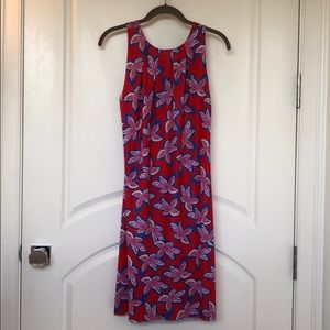 Blue and red starfish dress